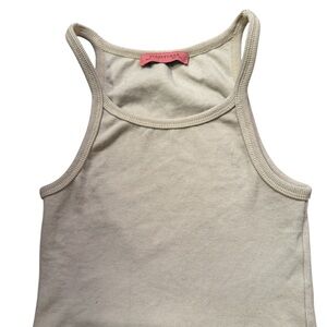 Signature8 Soft Cream Knitwear Tank - Size Medium